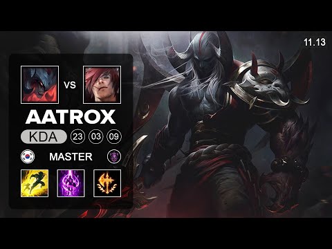 Aatrox Top vs Sett - KR Master Patch 11.13