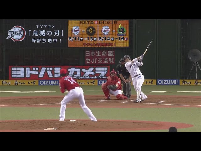 【4回裏】エース打ち‼ ライオンズ・外崎の10号同点ソロホームラン‼ 2019/6/5 L-C