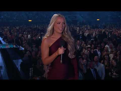 Gabby Barrett Introduces Ella Langley's Performance (Live from the 60th ACM Awards)