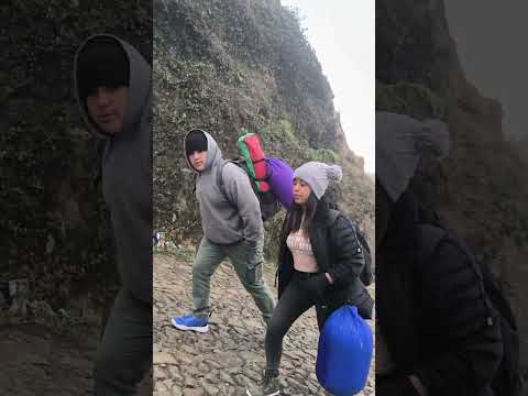 Rumbo al volcán Tajumulco, San Marcos, Guatemala 