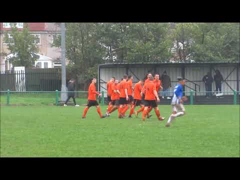 Ash Mead Superb strike to level for the Amps at St. Panteleimon F.C.26th Oct 2019.