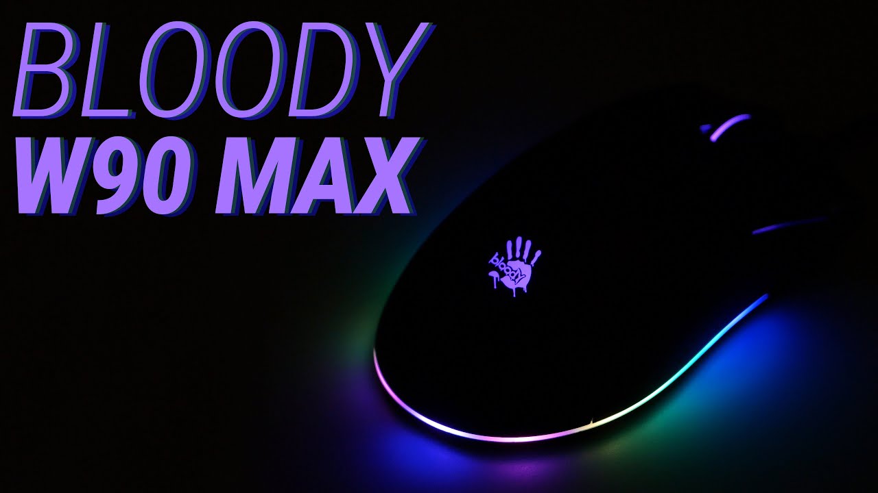 Миша ігрова A4Tech W90 Max Bloody,чорна, активоване ПЗ Bloody