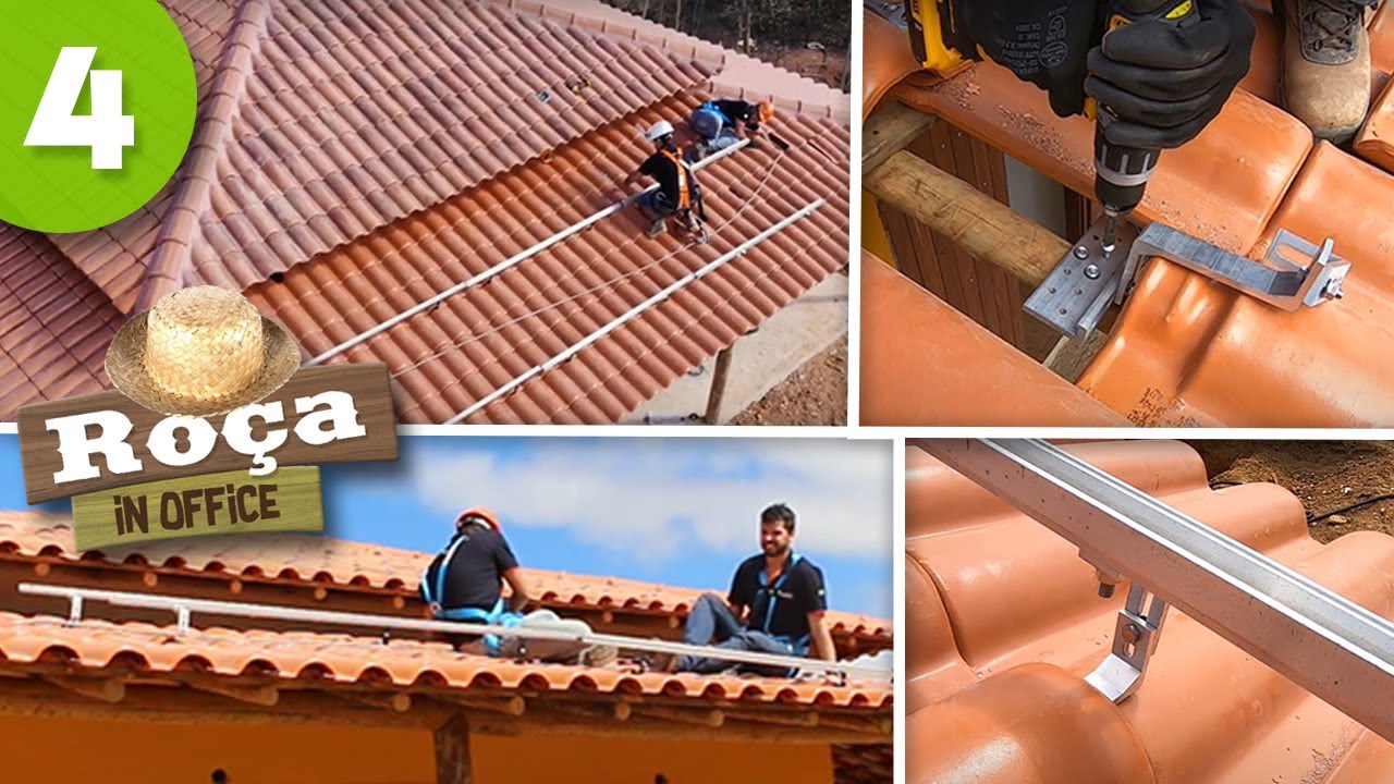 🛠️ Como FIXAMOS os “TRILHOS SOLARES” no TELHADO da chácara?