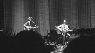 [HD] Kings of Convenience - Second To Numb (New Song #1) Seoul 2008 Part 1