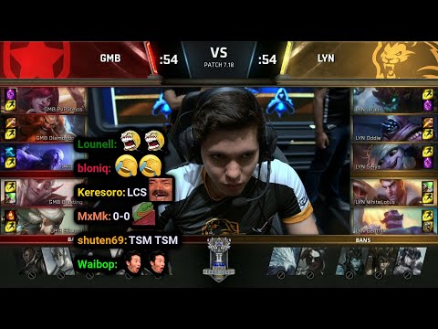 GMB vs LYN | 2017 Worlds Play-In Day 1 | Twitch VOD with Chat