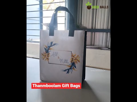 Premium polyster printed personlized gift bags, capacity: up...