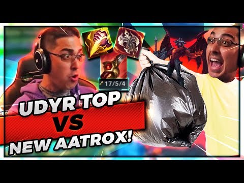 TOP SMITEDYR VS NEW AATROX | HE'S THE WEAKEST CHAMPION IN THE GAME!!! - Trick2G