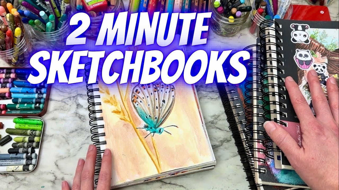 🎨 Over 2 Years of 2 Minute Sketching FLIP THROUGH