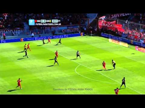 No fue goleada por Caranta. Independiente 2 - Central 0. Fecha 9. Torneo Primera División 2014. FPT.