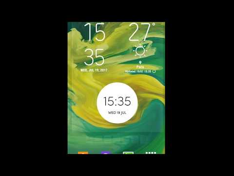 CLAW Weather App Clock Widget Video