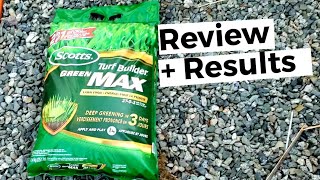 Scotts Turf Builder Green Max Fertilizer | Real Review with 20 Day Update