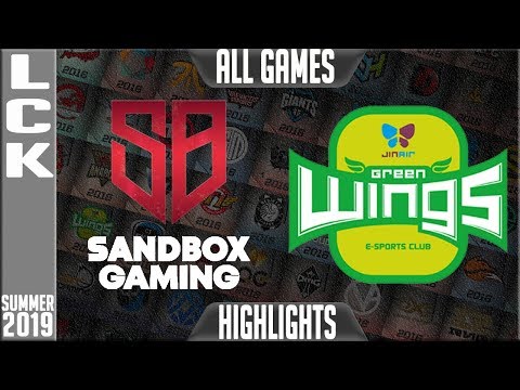 SB vs JAG Highlights ALL GAMES | LCK Summer 2019 Week 5 Day 4 | Sandbox Gaming vs Jin Air Greenwings