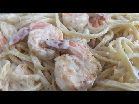 How to make Creamy Shrimp Alfredo Pasta | Quick and Easy |