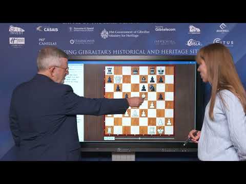 #GibChess Battle of the Sexes, Round 7, interview with Olga Girya