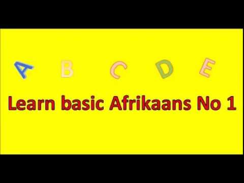 Learn basic conversation in Afrikaans No 1