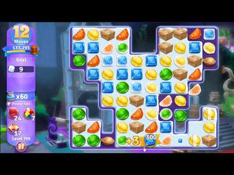 Wonka's World of Candy Level 709 - NO BOOSTERS + FULL STORY 🍫 | SKILLGAMING ✔️