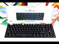 Keyboard White Shark Gaming Commandos TKL Mechanical RGB Review!!!