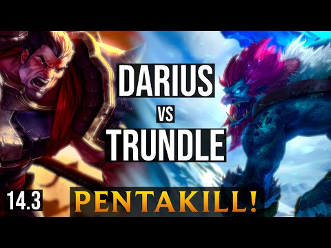 DARIUS Top vs TRUNDLE | EUNE Diamond I - Patch 14.3