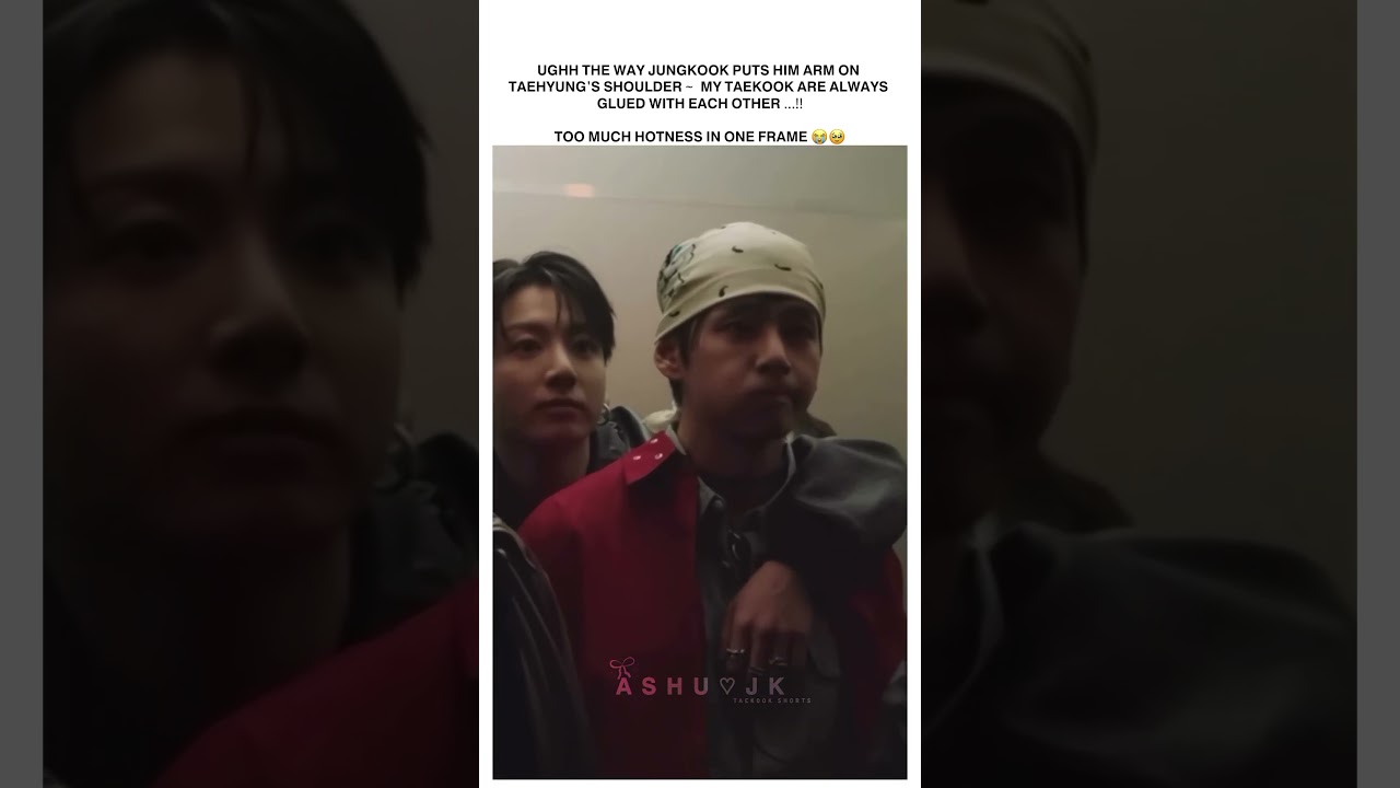 Taekook are always glued with each other 😭👀⁉️ #taekook #shortvideo