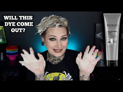 Trying Redken Cleansing Cream To Remove Hair Color!