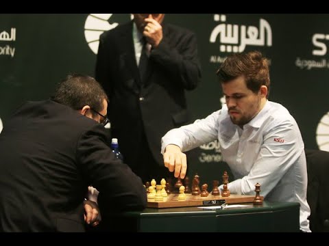 Magnus Carlsen Vs Korobov, Anton | 1-0 | Last Round of King Salman World Blitz