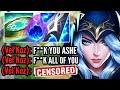 I beat Vel'Koz with my Poke Ashe build so bad he has a mental breakdown in all chat