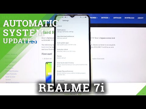 How to Deactivate Automatic System Updates in REALME 7i – Manage Updates