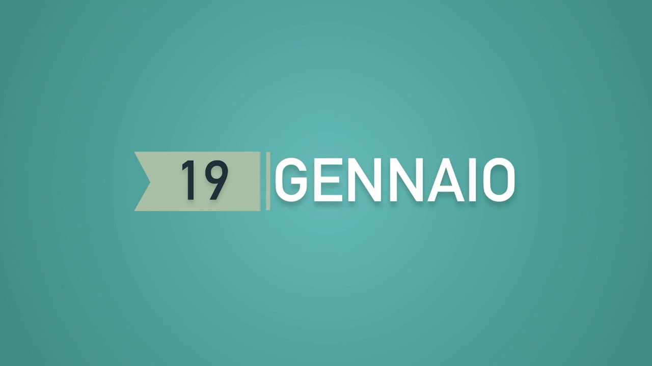 Meditazione Calendario “Parole di Vita” del 19 Gennaio 2021