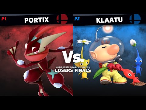 Portix (Greninja) vs Klaatu (Olimar) - GHS9 Losers Finals