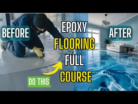 Epoxy Flooring Full Course | How To Make Epoxy Flooring Step by Step Guide |how to do epoxy flooring