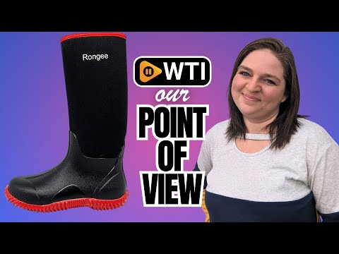 Rongee Women's Rubber Rain Muck Boots - WTI product video review