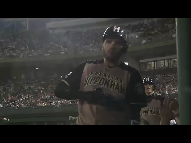 【1回表】この回6点目!! ファイターズ・レアードが33号2ラン!! 2016/9/3 Bs-F