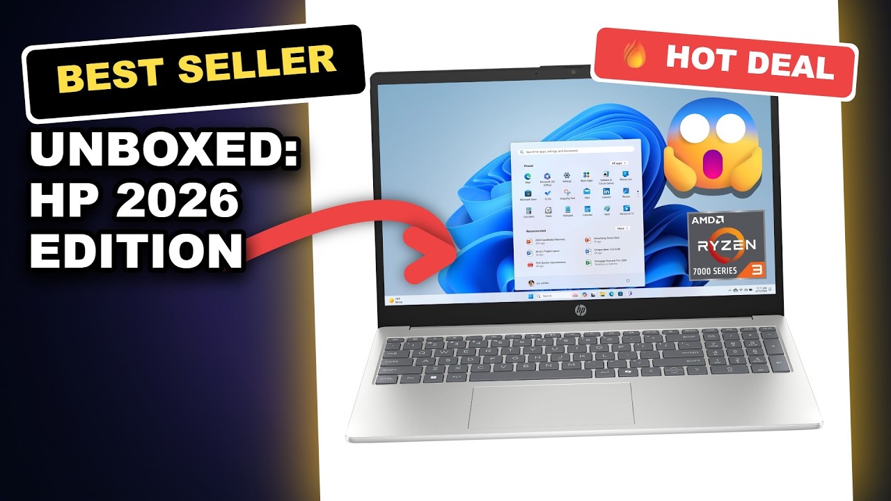 Unboxed: HP 2026 Edition Core 7 15.6 Touchscreen Laptop Review