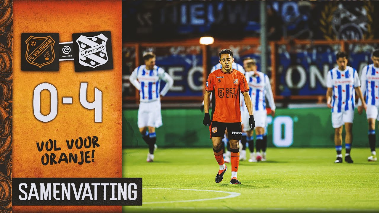 FC Volendam vs SC Heerenveen highlights