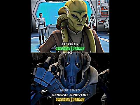Kit Fisto vs General Grievous(Both in their prime) #starwars #vs #1v1 #shorts #ahsokaseries