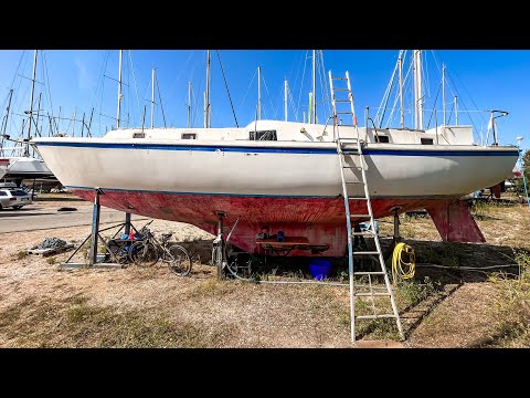The €1 Boat Project Continues! WINDows, Rotten Decks and Thieves... | SAILING SEABIRD Ep. 23
