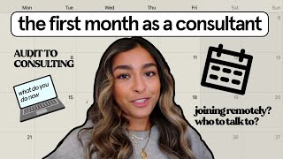 My First Month as a Consultant (Nail Your First Month at a New Job)