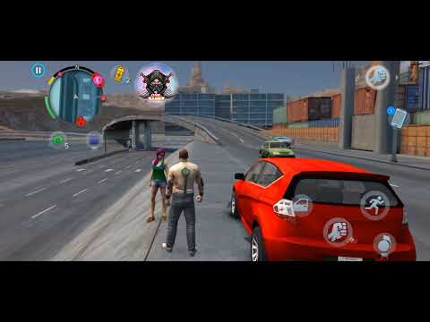 Rope Hero Vice Town (Red Superhero Drive Round Ball Car) Rope Hero Fight Car Robot - Gameplay HD
