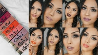 Too Faced Melted Matte Liquified Matte Long Wear Lipsticks | Try-On Swatches &amp; Review! Roxette Arisa