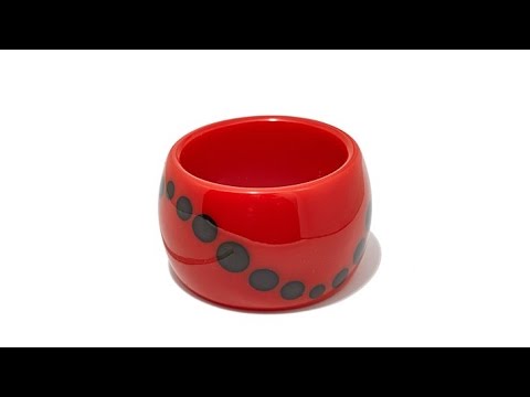 Rara Avis by Iris Apfel Dotted Resin Bangle Bracelet
