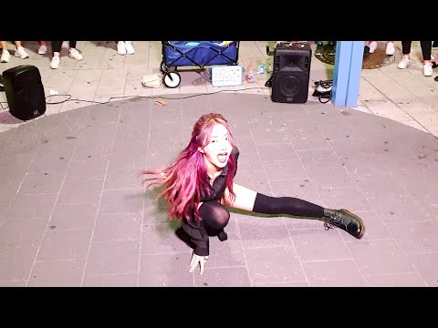 《SunMi_SIREN》20190817_211710#CLOCK(클락) #방서영(Sally) 선미#사이렌 홍대버스킹 #SnowHorse