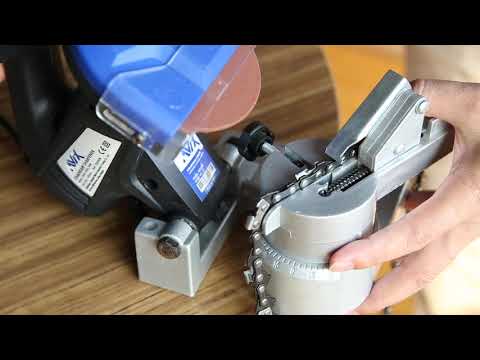 AAVIX A21141 Chainsaw Sharpener Sharpening demo