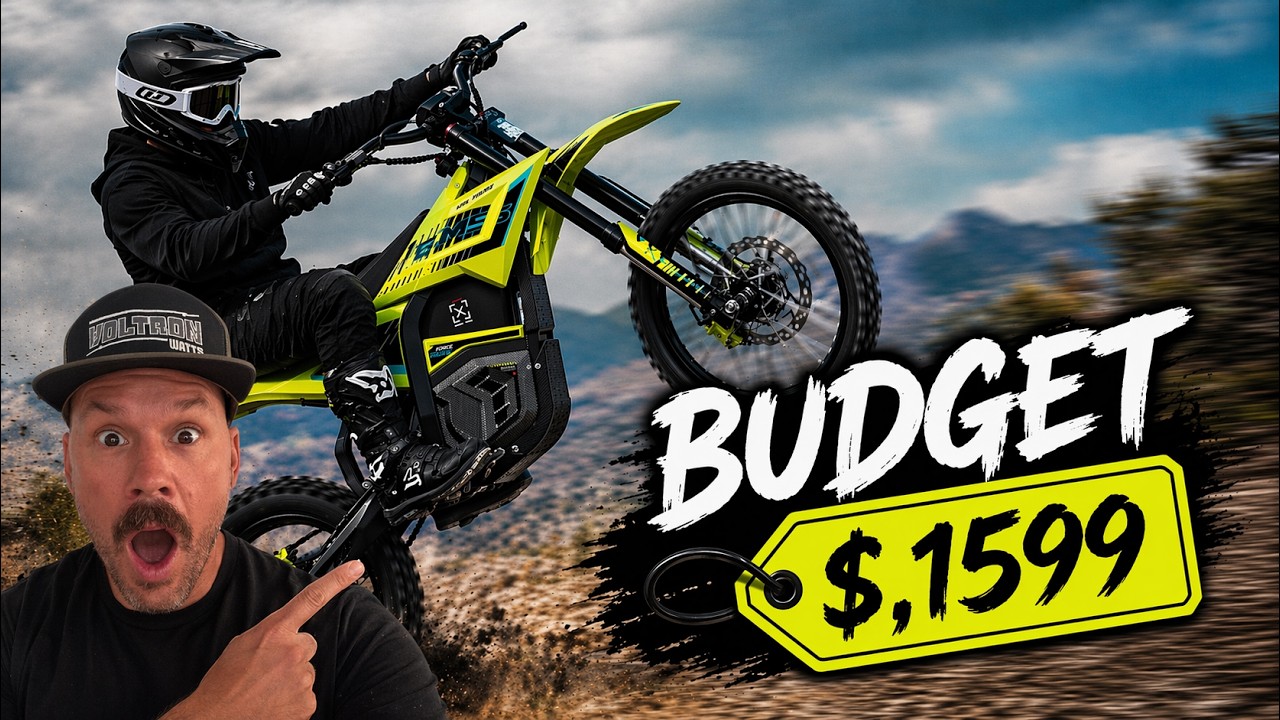 Cargar video: <p>Best Budget Electric Dirt Bike On The Internet - Valtinsu EM-5 PRO!</p>