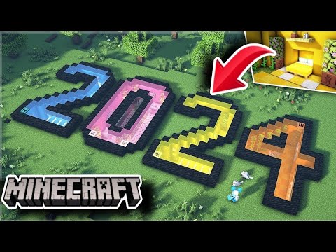 EPIC 2024 MINECRAFT HOUSE BUILD | NEW YEAR SURPRISE!