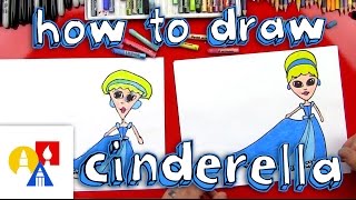 How To Draw Cinderella (for Young Artists)