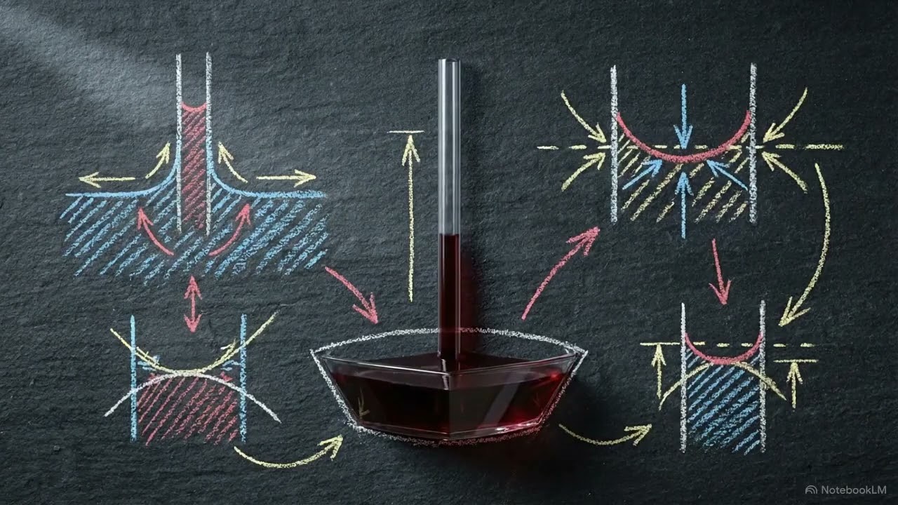 Cohesion and Adhesion in Liquids: Surface Tension and Capillary Action