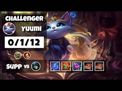 Yuumi vs Nami BR Challenger SUPPORT (0/1/12) - v11.17