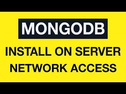 Installing MongoDB on the VPS server 04 Configure MongoDB network access
