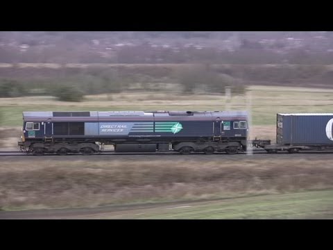 66428 4M34 & 66427+66422 4S43 @ Norton Crossing 29/01/13