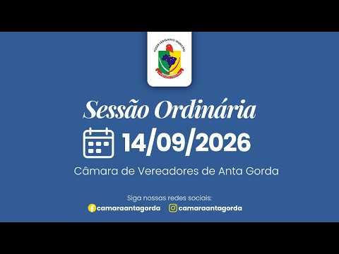 Sessão Ordinária dia 14-09-2026